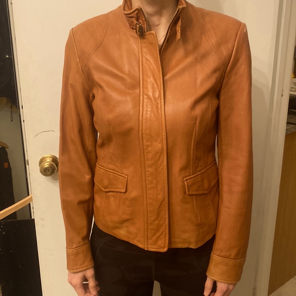 Banana republic size small leather jacket